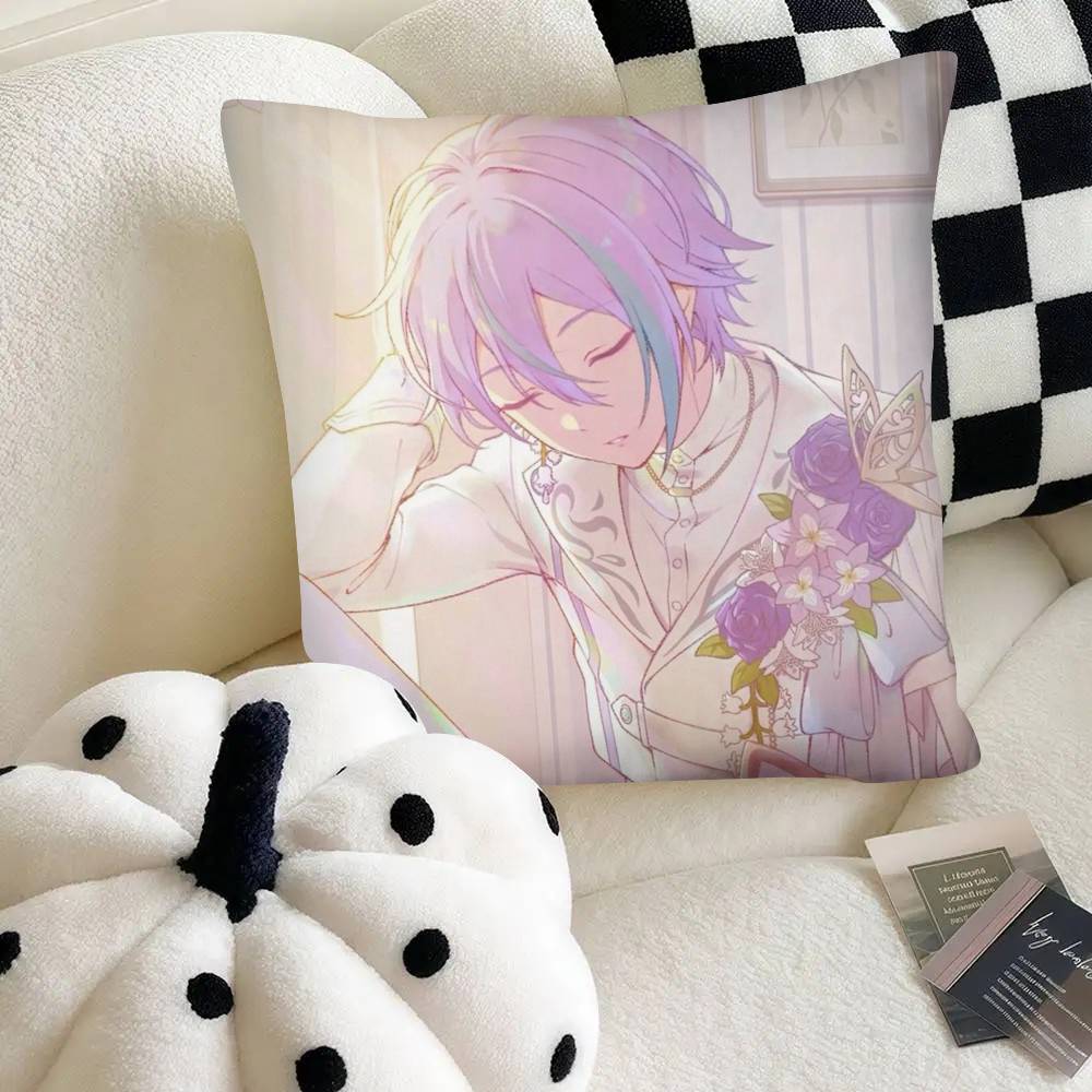 Kamishiro Rei Cool P-ProjectS S-SEKAI Pillow Case Square Pillow Bedroom Sofa Leisure Comfort Cushion Car Home Decoration