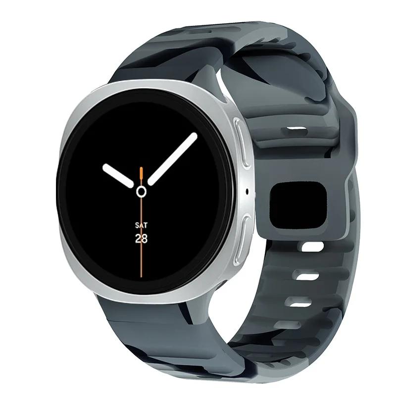 Silicone Straps for Samsung Galaxy Watch 8/8 Classic Strap 40mm 44mm 46mm Sport Bracelet Correa Galaxy Watch 8/7 Ultra Band 47mm