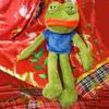 Sad Frog Plush Frog Soft Toddler Anime Stuffed Sad Frog Doll Soft Collectible Cartoon Doll Indoor Decoration For Kids Boy Girl