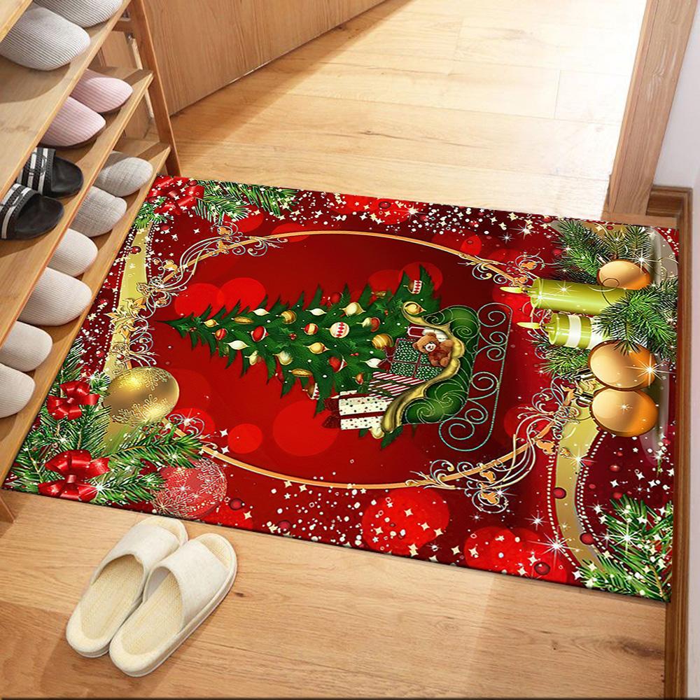 Christmas 207 Carpet Perfect for Game Room Entryway Decorate room Dining Room Antislip Carpet Anime Office Decor
