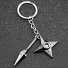 Anime Kunai Shuriken Konoha Keychain Keyring Women Jewelry Backpack Accessories