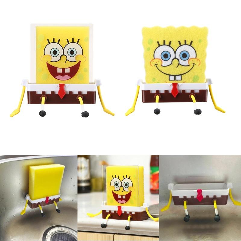 Niedlicher Cartoon Schwammhalter Organizer für Ihr Spülbecken
