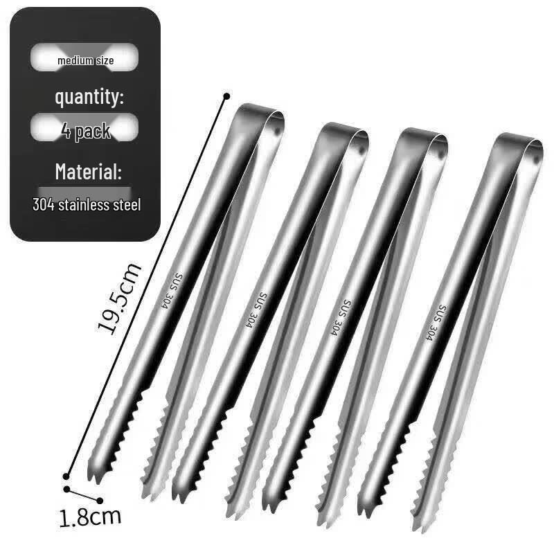 

304 Stainless Steel Food Tongs