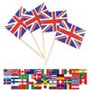 65mm American Flag Wooden Toothpick Picks