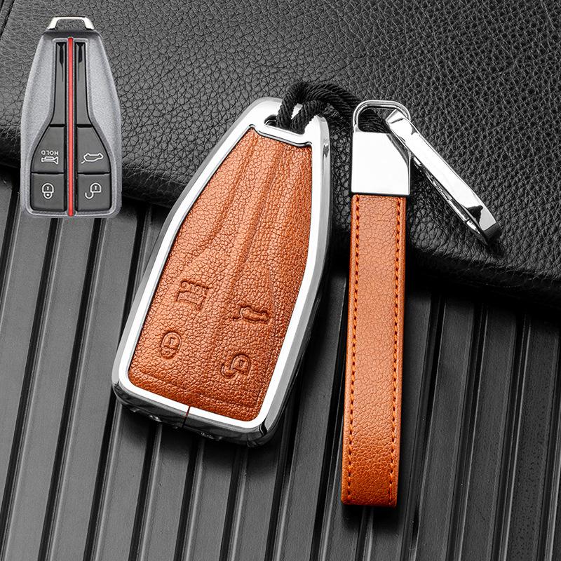 2022 Hongqi HS5/H5/H9/HS7/HS9 Metal Key Case for Men