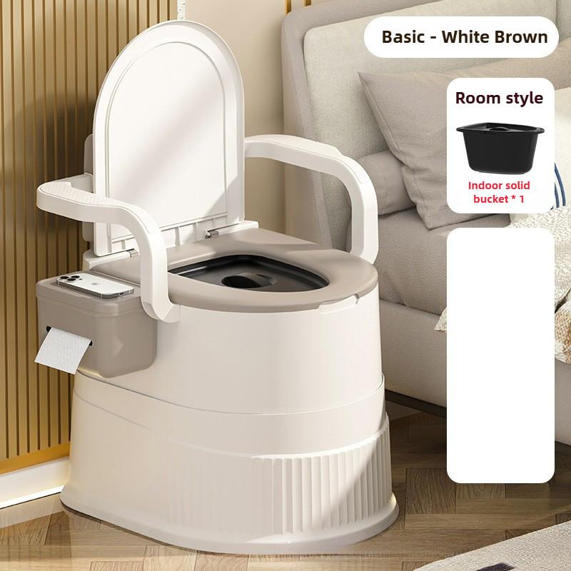 Pregnant Woman Moving Toilets Seat Portable Urinal Household Elderly Disabled Care Sitting Toilet Chair
