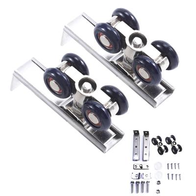 Schiebetürrolle Hardware Schiebetüren Riemenscheibe 4 Räder Home Room Holztür Hängende Räder Schienenscheibe