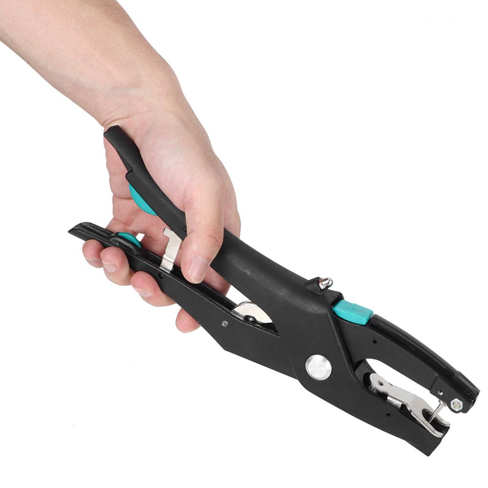 Automatic Rebound Pig Cow Cattle Poultry Ear Tag Plier Applicator Puncher Tagger Identification Tool