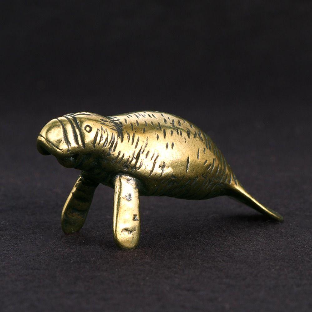 

Cute Brass Sea Lion Statue Unique Sea Lion Ornament Indoor Outdoor Kitchen Living Room