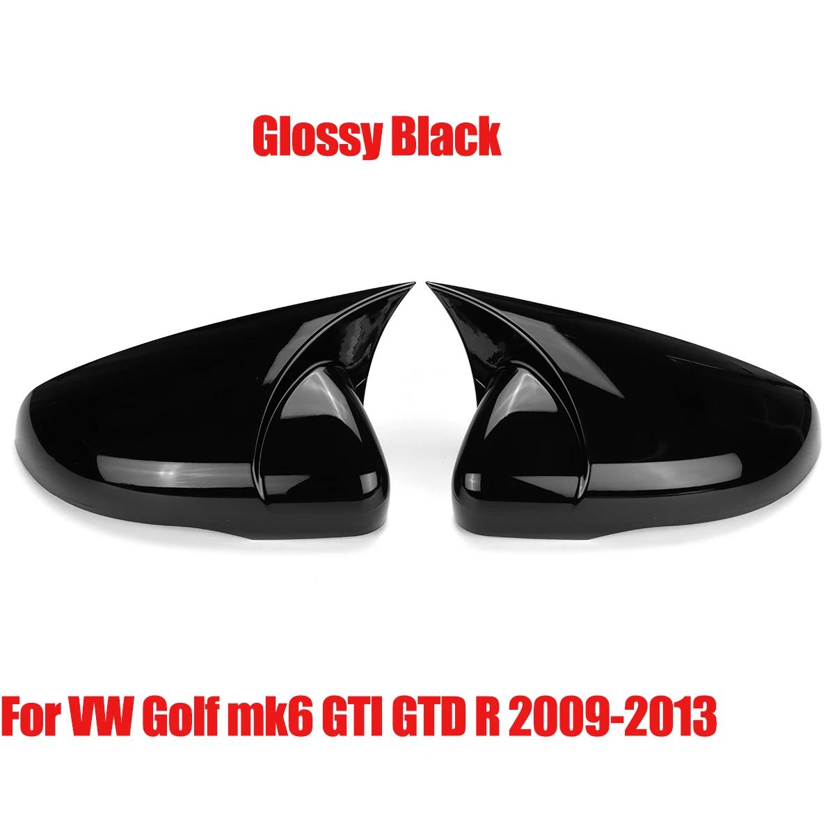 

Pair Side RearView Mirror Cover Caps For VW Golf MK6 MK7 MK7.5 GTI R GTD ALL 2009-2020 Rear Wing Mirror Cap