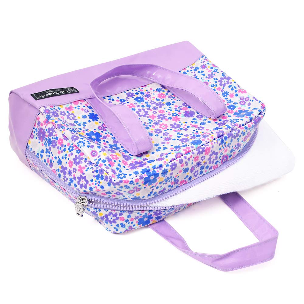 COLORFUL CANDY STYLE Pool Bag for Girls and Water Swimming Airy Shower with Flower Pattern N2909600 Kids, Vinyl, Waterproof, Repellent, Bag,
