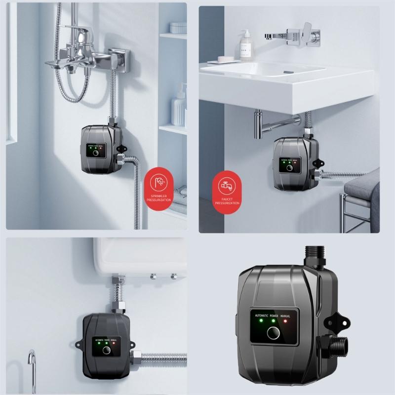 Einfache Installation Druckpumpen 24V Leise im Betrieb Auto Druckerhöhungspumpen Kunststoff Geeignet für Haushalte mit niedrigem Wasserdruck