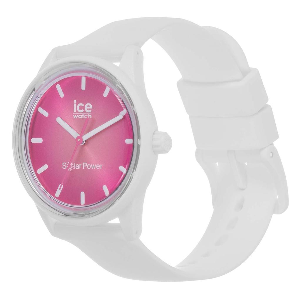 Authorized Watch 019031 Coral Reef Small Silicone Strap Ice-Watch Women's Solar-Powered