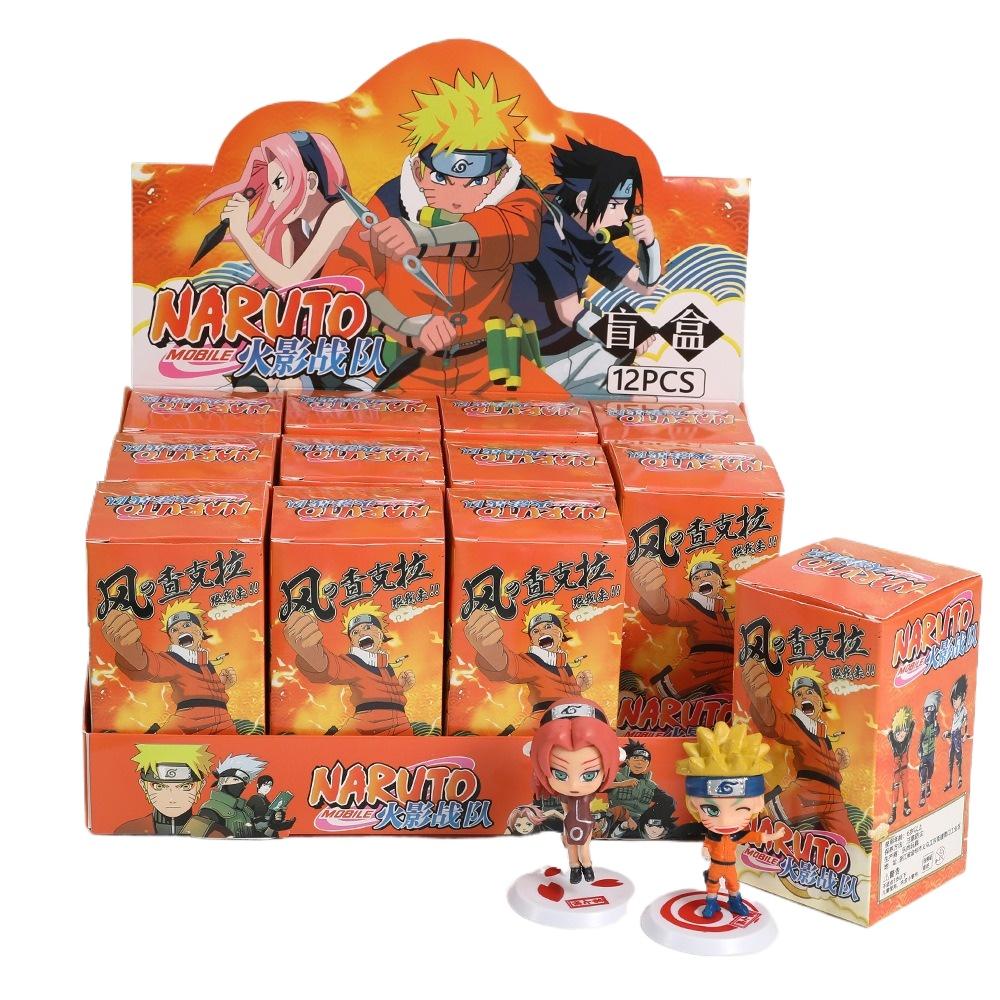 New Styles Anime Demon Slayer:Kimetsu no Yaiba Blind Box Set Handmade Figure Cartoon PVC Doll Desktop Decoration Birthday Gift