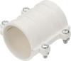 PVC Drain Pipe Fitting Clamp Type Quick Joint Repair 50mm/75mm/110mm/160mm Haff Joint