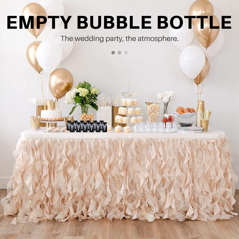 Wedding Party Bride And Groom Bubble Bottle 1 Sets (24Pcs)
