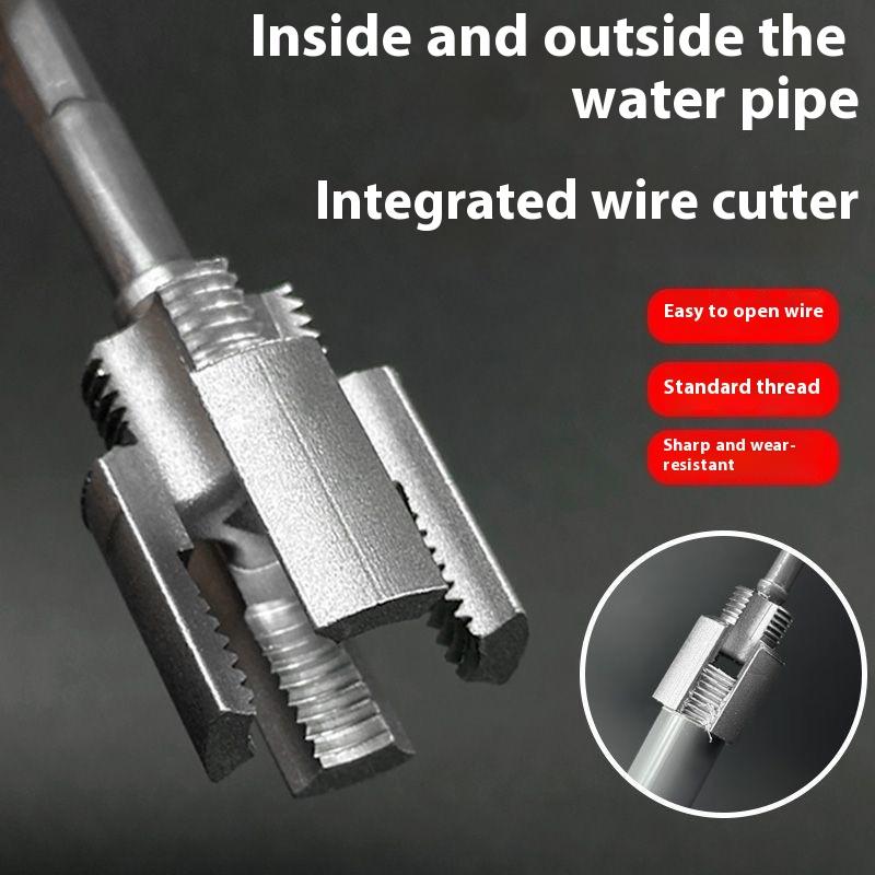 Integrated Internal And External Thread Tool For 1/2-Inch 3/4 Inch Ppr Pipes With Taps And Dies For Thread Cutting