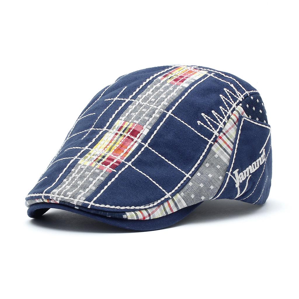 Cappelli Moda da Uomo e da Donna Cappellini Estive per Tempo Libero all'Aperto Berretti con Lettere Ricamate.