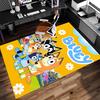 1pc Bluey Print Area Rug - Soft,Washable Non-Slip Indoor Mat for Office Chairs,Living Room,Home Office Decorative Rug