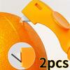 Portable Folding Orange Peeler – Multi-functional, Easy-grip Metal Fruit Slicer and Peeler, Food Contact Safe, Ideal for Kitchen Use, Orange Peeler