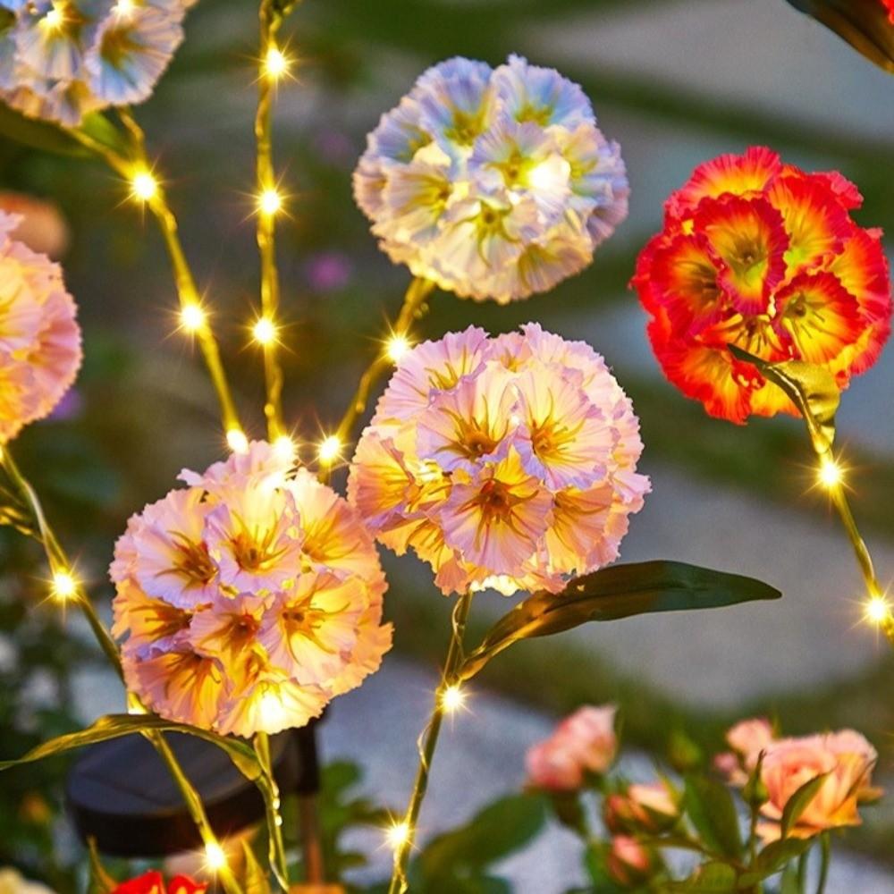 Ground Mounted Simulation Flower Lamp Waterproof Landscape Light  Outdoor  Festival Decoration