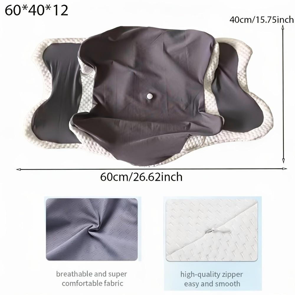 Moisture Wicking Memory Foam Pillowcase Breathable Pillow Protector Pillow Cover  Bedroom Sleep