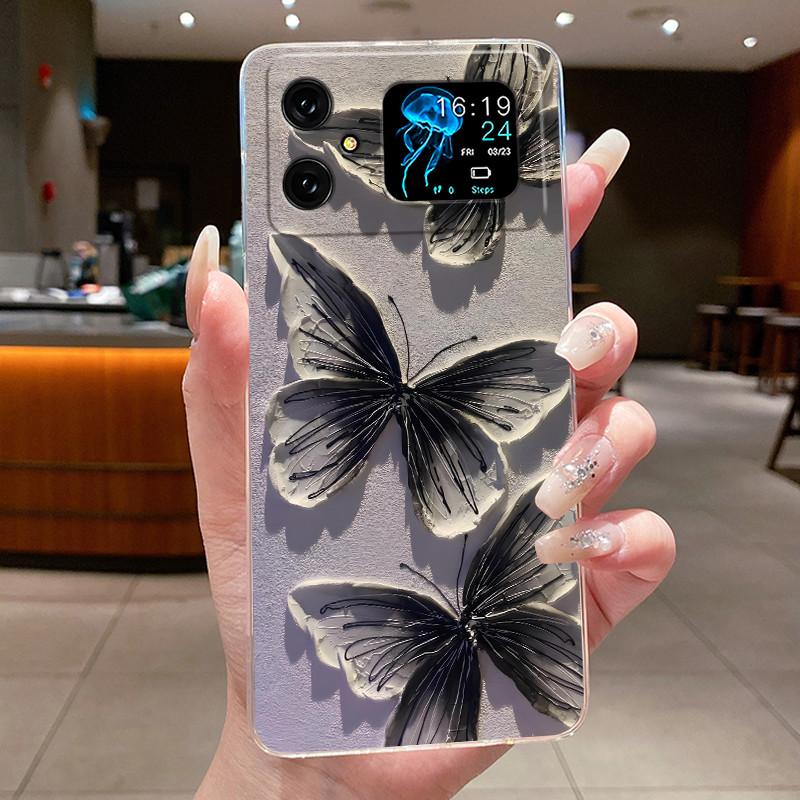 Phone Case For Cubot A20 Butterfly Bow Protective Thin Casing CubotA20 Fundas Coque Transparent Soft Silicone TPU Cover Capa
