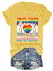 Summer New Shortsleeved Casual Tshirt Free Mom Hugs Print Loose Crew Neck Fashion Top Jumper