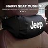 Car Seat Headrest Leather Neck Pillow Head Support Car Interior Accessories For Jeep Compass Renegade Cherokee Wrangler JK AKN1