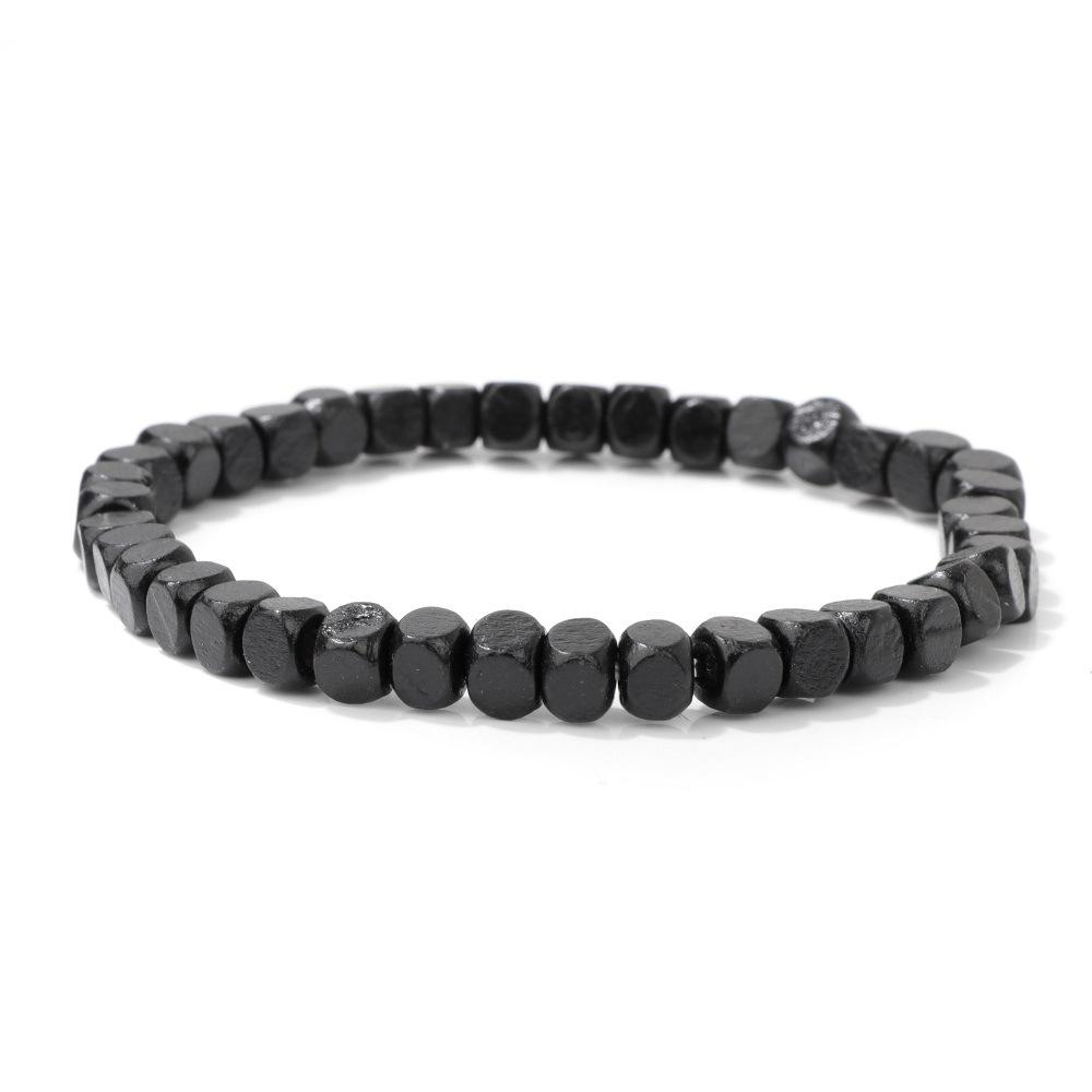 JYL TS Bracelet Men's  Volcanic Stone Crown Set Bold Enhances Authority And Luck
