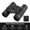 40x22 HD Binoculars with BAK4 FMC Folding Mini Telescopic Sight for 2000M Long Range Ideal for Hunting Sports Camping & Travel