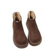 British Style Thick-soled Cigarette Boots Women's 2025 Autumn and Winter New Velvet Suede Martin Boots Short Thin Boots Short Boots