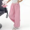 Fu Luomi Girls' Summer Lightweight Casual Pants