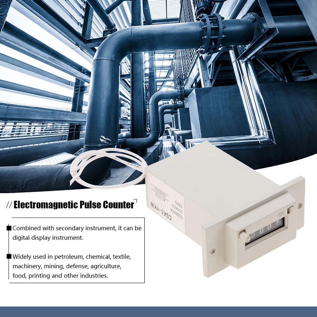 CSK5 YKW 5 Digit Electromagnetic Pulse Counter AC220V AC110V DC24V (#02)