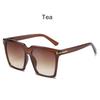 Ретро Квадратные Женские Мужские Классические Солнцезащитные Очки Оверсайз Пластиковая Рама Модный Дизайн Бренда Роскошные Солнцезащитные Очки Унисекс Очки UV400