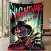 Soft Flannel Blanket Lightweight Cozy Bedroom Living Room CoverA Nightmare On Elm Street Freddy Krueger