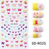 Nail Art Stickers Romantic Valentine's Day Mini Colorful Heart Embossed Three-dimensional Adhesive Nail Stickers