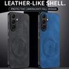 EUCAGR For Samsung Galaxy A37/Galaxy A57 Case Simple Stylish Magnetic Suction Luxuy PU Leather Skin-friendly Anti-drop Cover