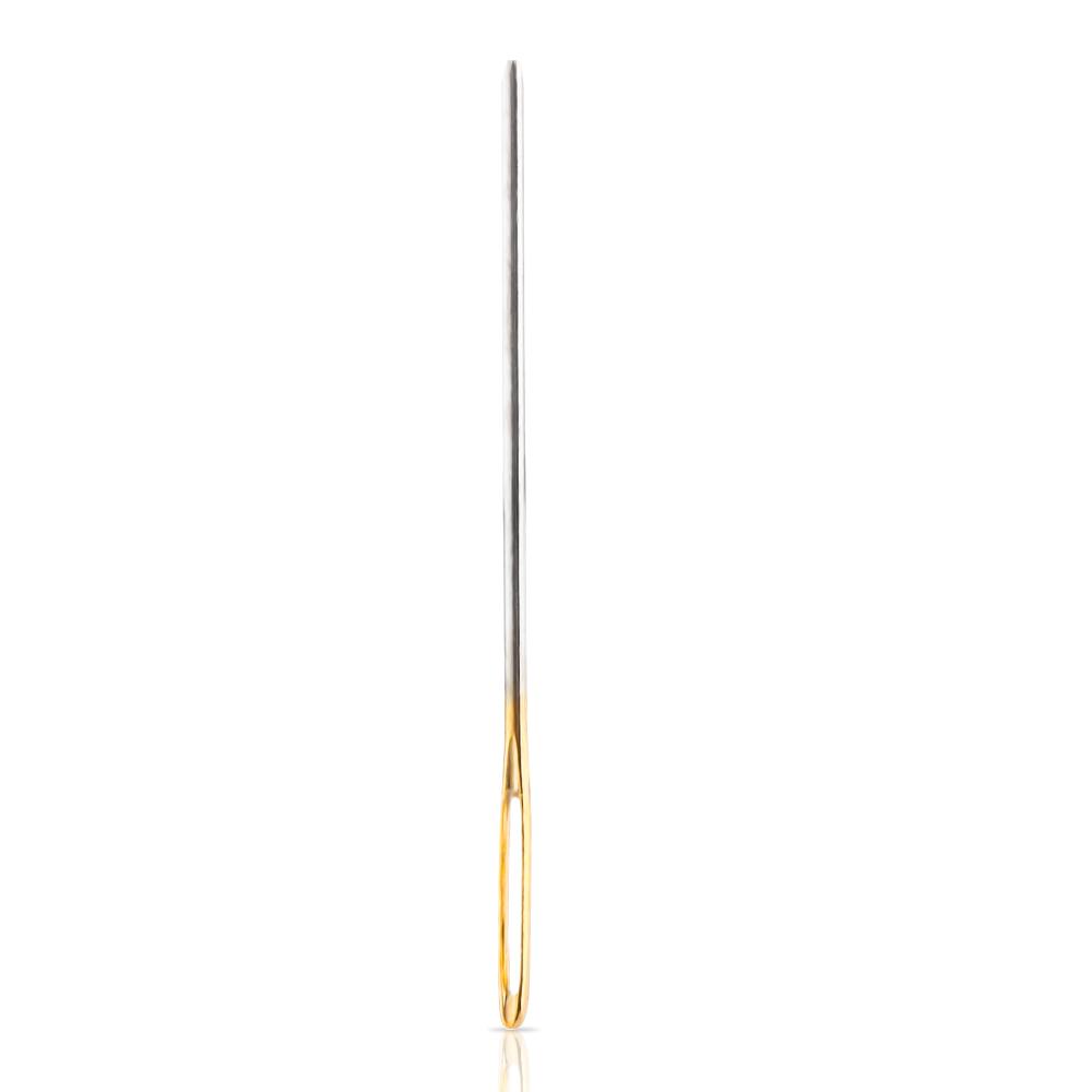 30pcs Tool DIY Cross Stitch Stainless Steel Threader Sewing Needles Large Eye