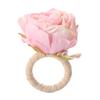 Romance Simulation Rose Napkin Rings Plastic Napkin Buckles  For Wedding Mother's Day Party