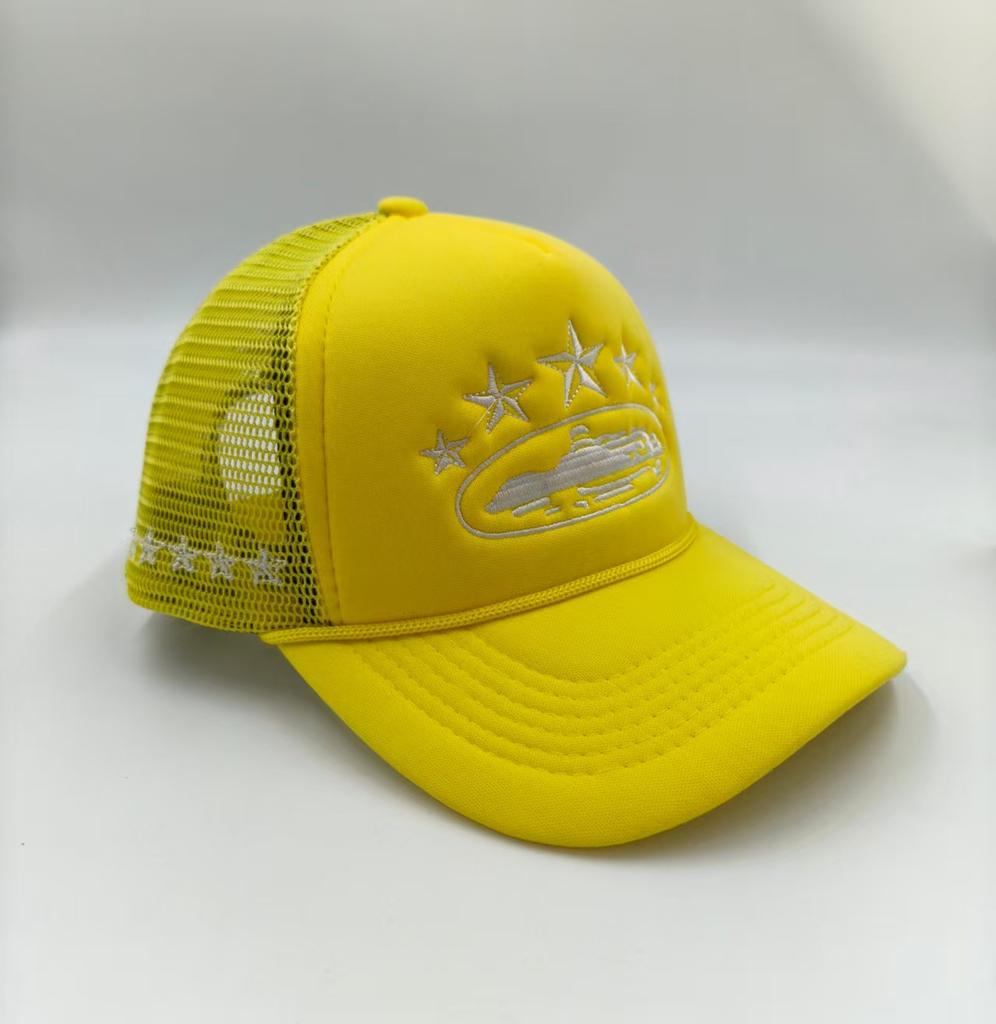 Corteiz 5 starz alcatraz trucker american trucker hat fashionable brand embroidered sun protection card