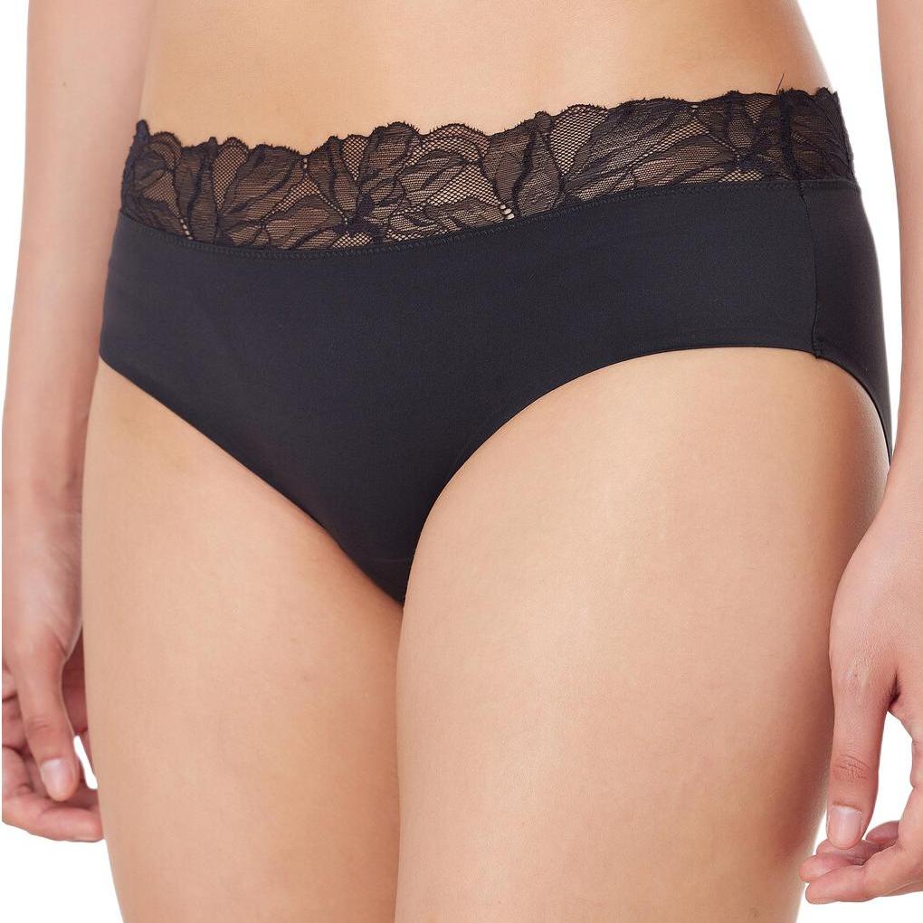 Calvin Klein Soft Comfortable Solid Color Lace Low Rise Triangle Underwear Women Underwear QF8446AD-UB1