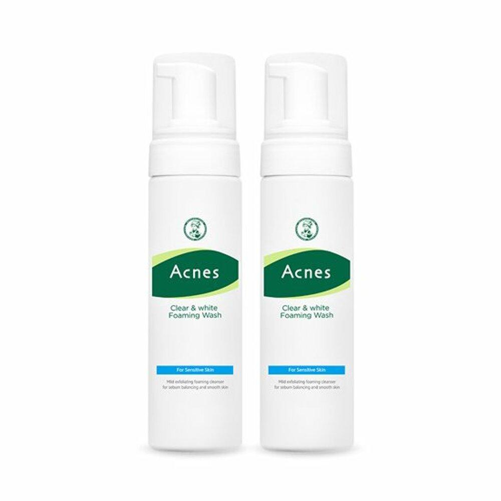 Acnes Clear & White Schaumwaschmittel 1+1 Spezialset