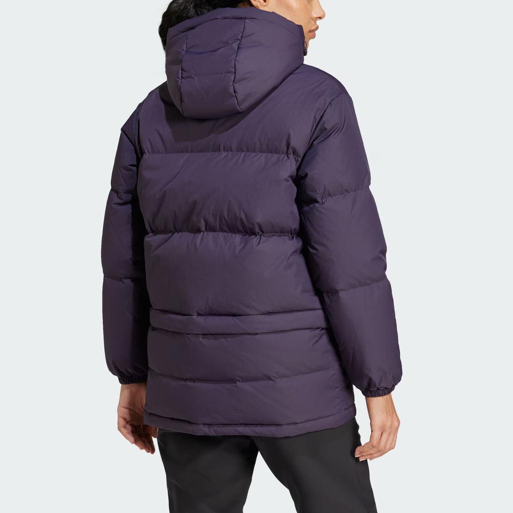 Adidas Terrex Cold.Rdy FW24 Xploric Wind.Rdy Outdoor Windproof Warm Water-Resistant Sports Cotton Jacket Women Jacket Purple IX7930
