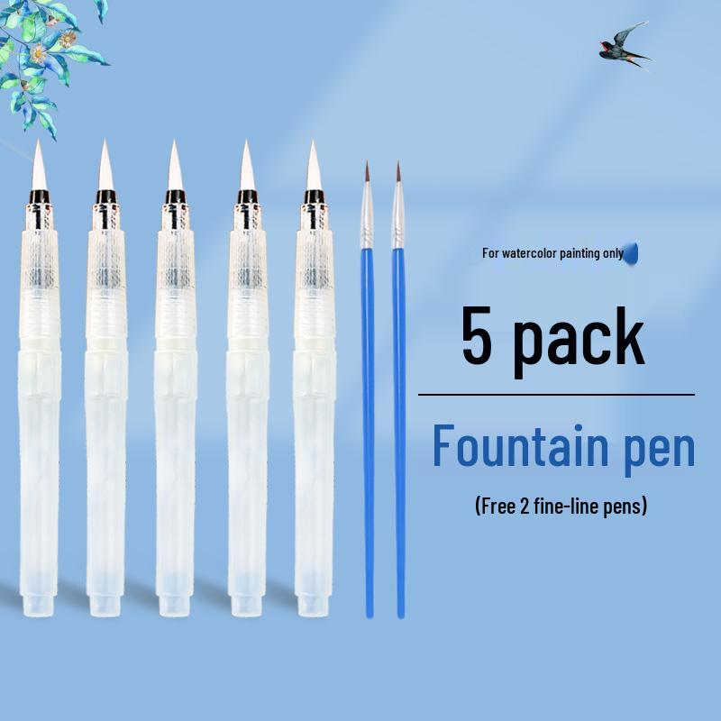 Large Capacity Watercolor Water Storage Brush Pen for Beginners