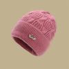 Thickened Knitted Middle-aged Elderly Hat Women's Winter Warm Mother Hat Grandma Winter Wool Hat Versatile Cotton Hat