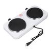 Electric Hot Plate 2000W Double Cooker Plate Countertop Electric Heater for Frying Boiling US Plug 1