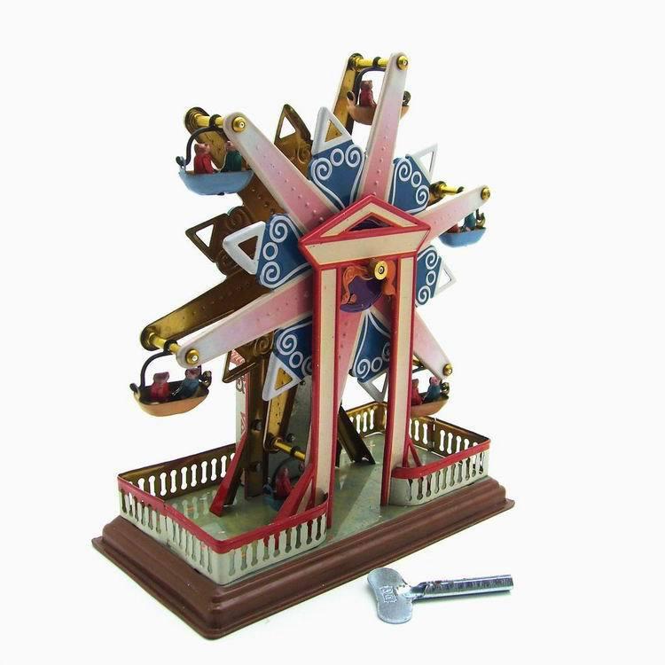 MS435 Ferris Wheel Retro Tin Plate Craft Ornaments - Nostalgic Creative Gift Idea MS435