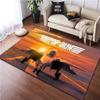Top Gun Fighter Tom Cruise Carpet for Living Room Home Decoration Bedroom Bedside Floor Mat Non-Slip Corridor Balcony Rugs