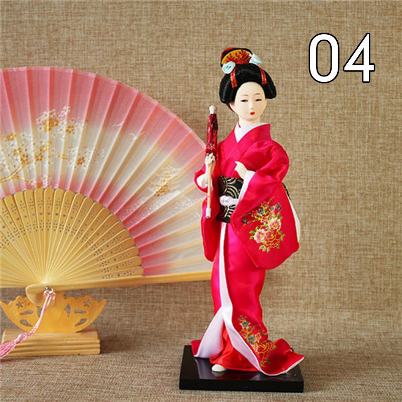 Krásné japonské figurky gejš Panenky s krásným kimonem Domácí dekorace na plochu Miniatury Kolekce ozdob z gejš Dárek